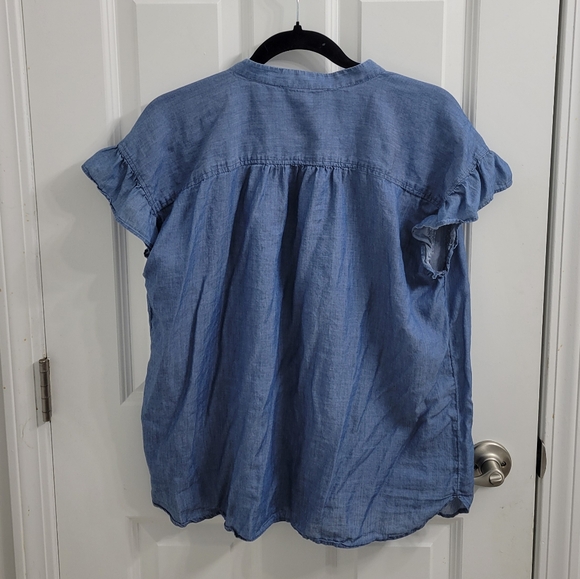 Loft Chambray Blouse - Picture 5 of 6